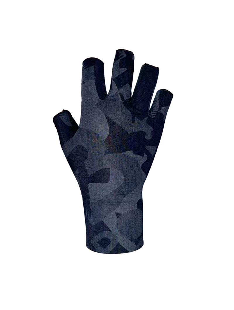 Sun Protection Anti-Slip Fishing Gloves Ice Silk Light and Breathable Fabric Yalu Sea Fishing Professional Outdoor Adult Fishing Gloves
