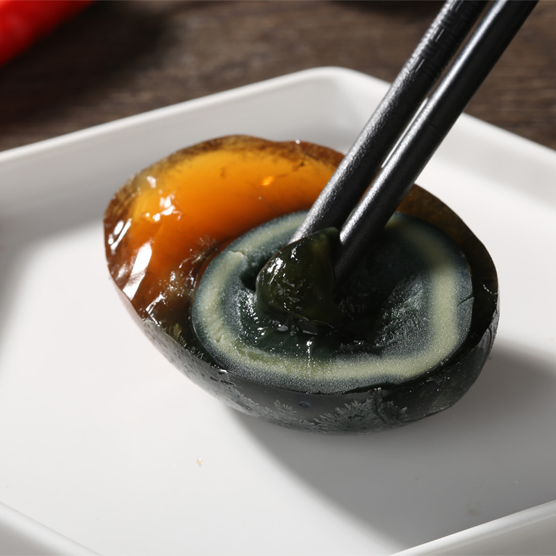 Weishan Lake Songhua egg duck preserved egg lead-free craft 10 pieces 600g heart traditional craft specialty full box wholesale 20