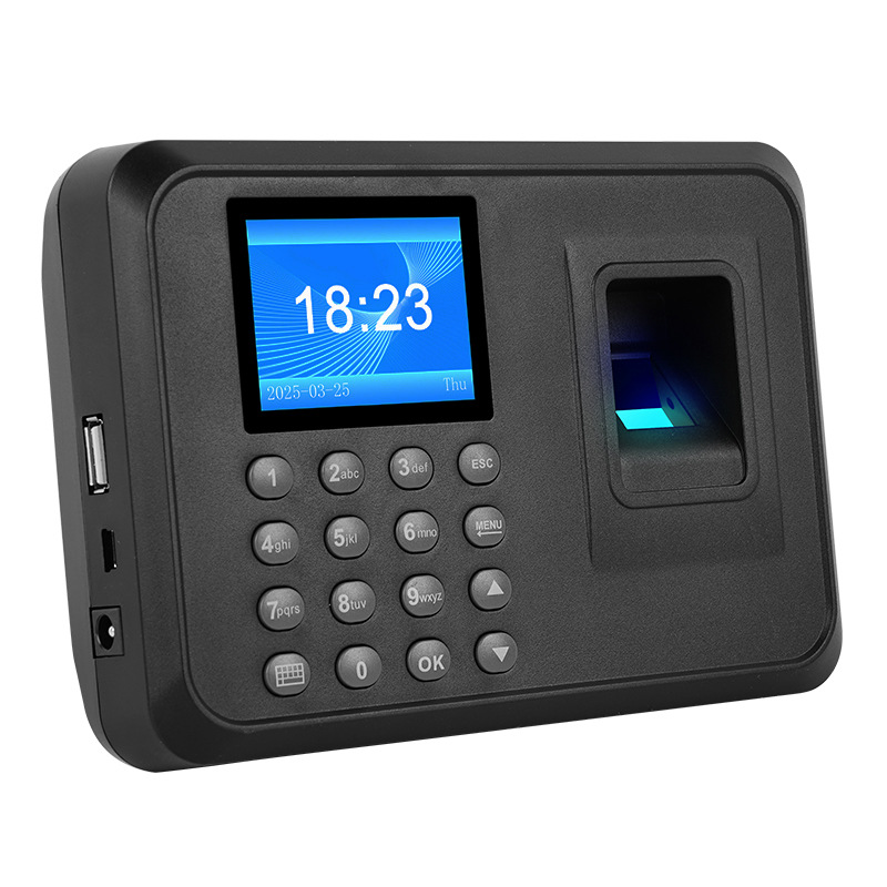 DP100 Fingerprint Attendance Machine Punching Machine Single Edition Staff Attendance Machine Available in 30 Foreign Languages in Chinese and English