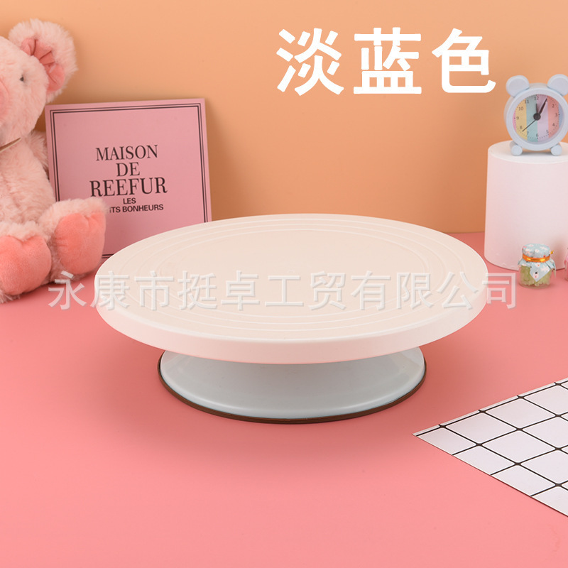 8/10/12-inch cake turntable plastic decorating table cake rotating table plastic turntable decorating cream Workbench