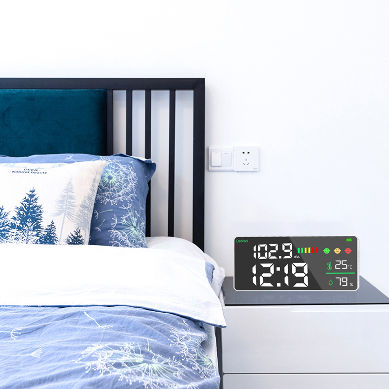 Noise Meter, Sound Level Meter, Noise Decibel Meter, Temperature and Humidity Meter, High-Precision Volume Recognition Sound Detector Manufacturer