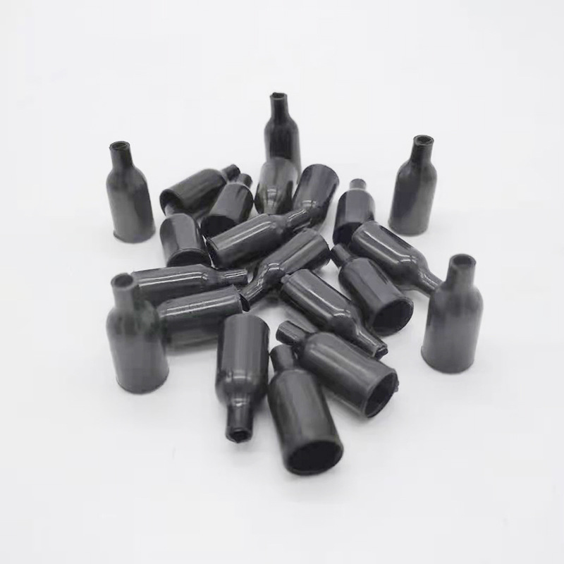 Pet cat toy accessories plastic tube funny cat stick matching hat No. 4 wine bottle cap funny cat Feather Hat Head