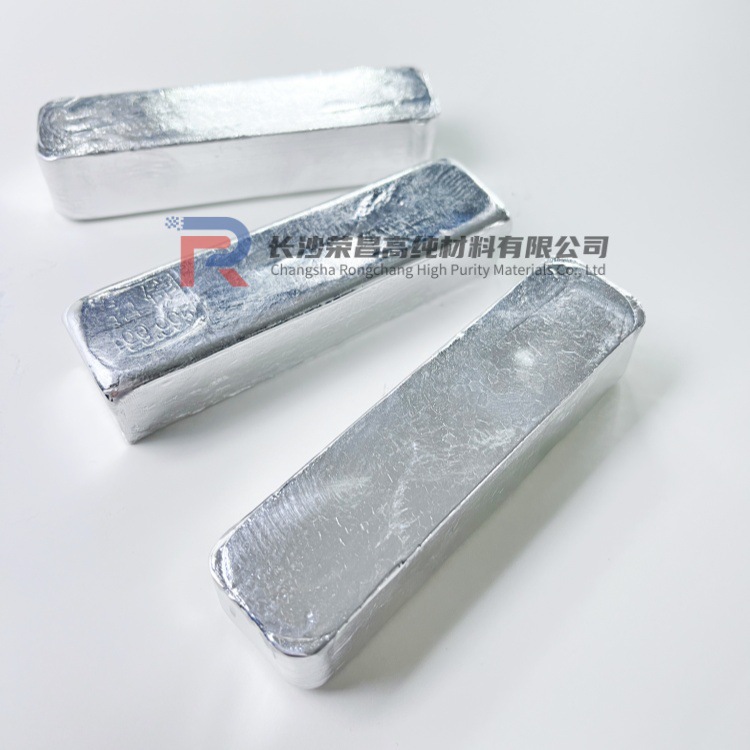 Indium Ingot 99.995% High Purity Gb 7440-74-6 for Indium Wire, Indium Granules Semiconductor Material