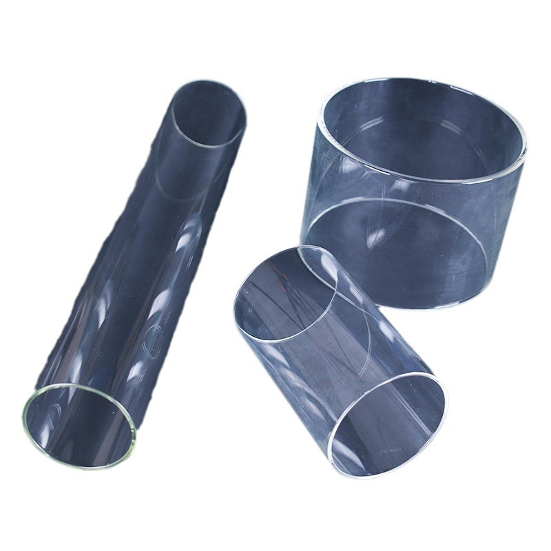 High Borosilicate Glass Tube Quartz Glass Hollow Tube Middle and High School Scientific Research Experiment Round Tube Cylindrical Tube