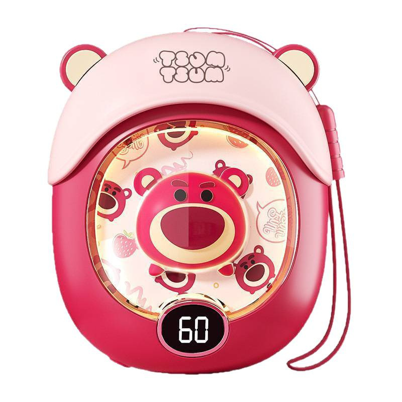 Winter New Two-In-One Hand Warmer Portable Charging Digital Display Baby Warmer Wholesale Power Bank Berry Bear Mini