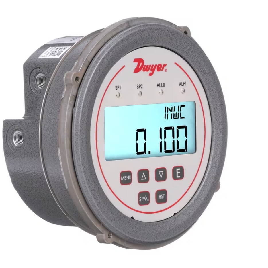 American Dwyer Dhc Series Three-In-One Differential Pressure Transmitter Controller Pipeline or Building Static Pressure Measurement