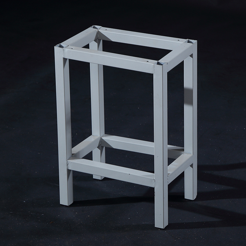 Spot Square Stool Factory Workshop Assembly Line Work Stool Laboratory Bench Steel Pipe Iron Thickened Stool