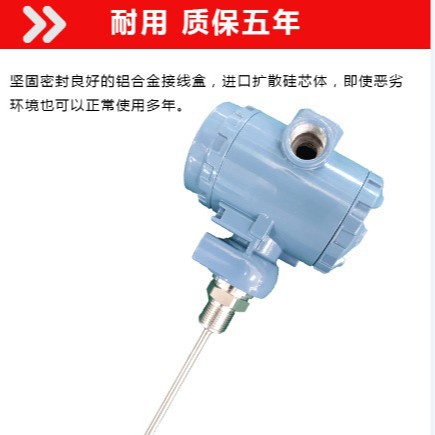 Capacitive Level Meter Transmitter Anti-Corrosion and High Temperature Resistant Rf Conductivity Level Meter Plug-In Sensor Rod Type