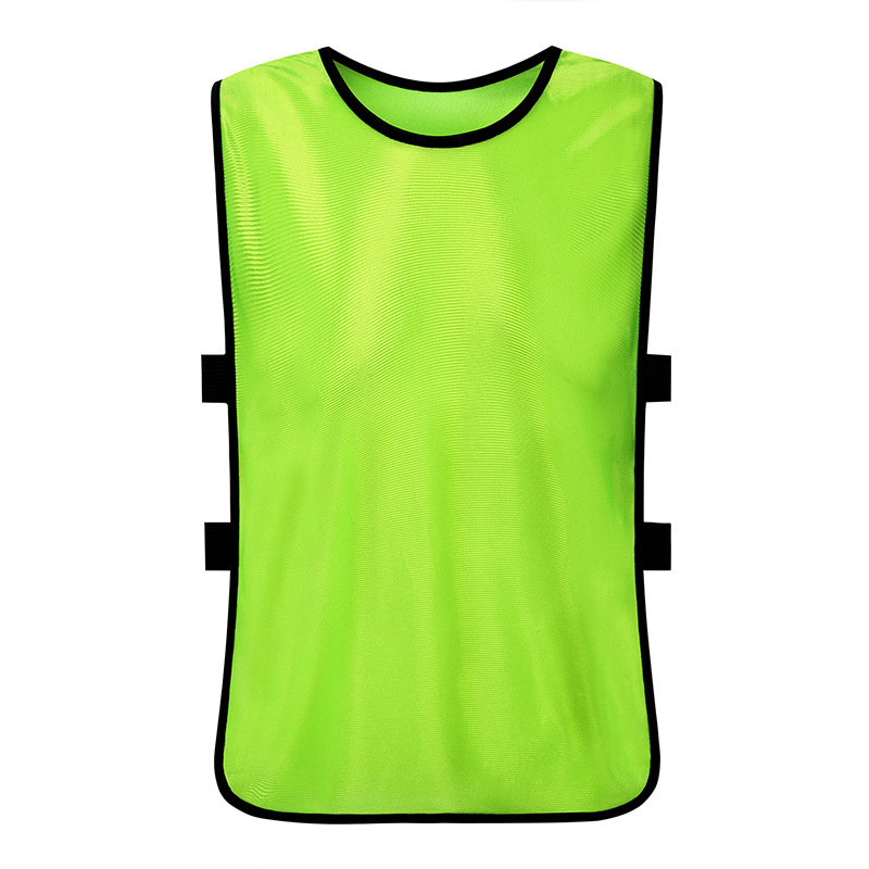 Factory wholesale counter wear football training vest expansion activity team group vest number advertising customization
