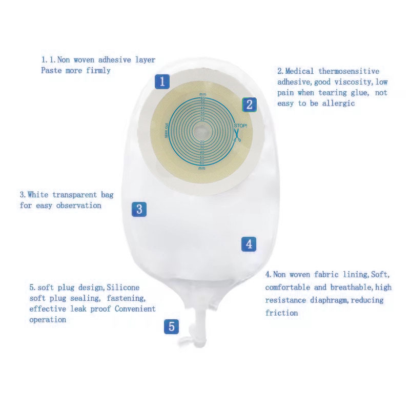 Wholesale Export Export One-Piece Urinary Breeding Flap Pocket Pants Transparent Anti-Reverse Collection Urine Bag Pee Bag Urinary Tract Breeding Flap Pocket Pants