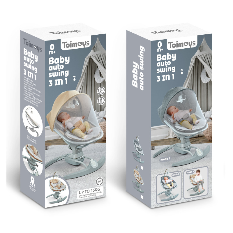 Step-in 3in1 electric baby rocking chair can sit and lie baby rocking bed baby electric rocking