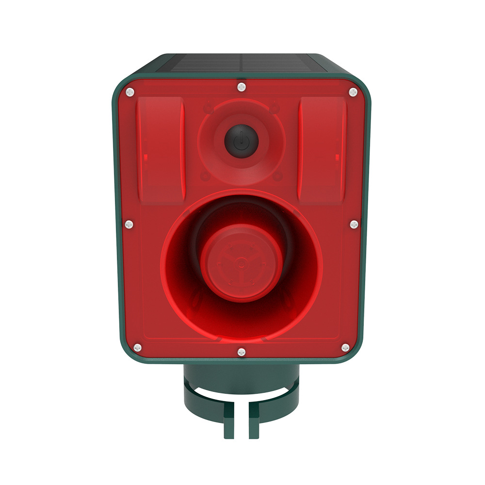 Solar Infrared Induction Warning Light Sound and Light Alarm Bird Repeller Solar Animal Repeller Repeller