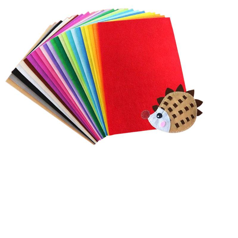 Colored Non-Woven Non-Woven Felt Cloth 40 Colors Kindergarten Handmade DIY Fabric Making Materials Bag Decorative Cloth