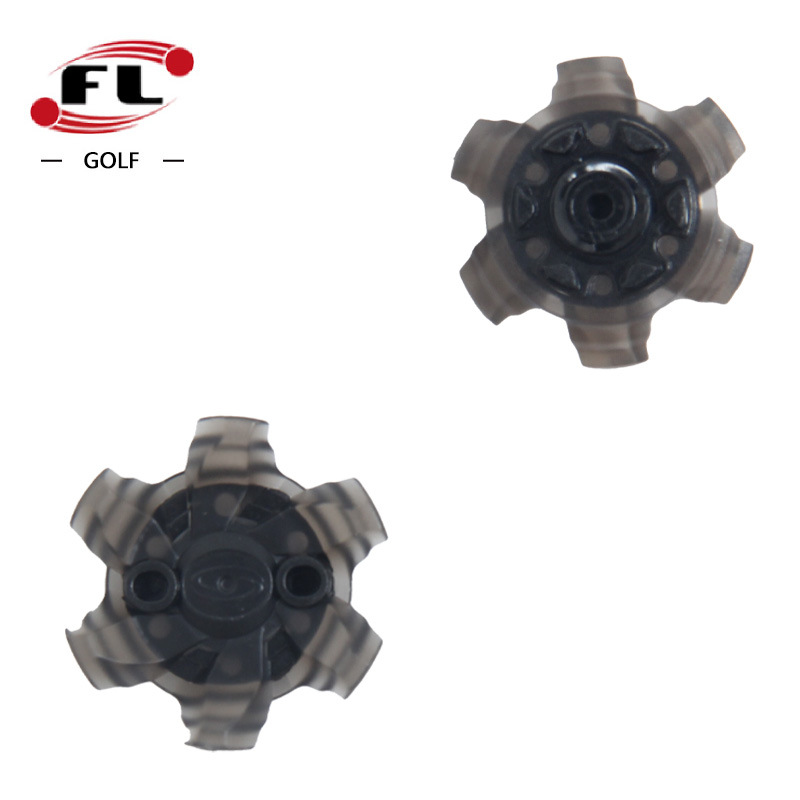 Foley Sports factory direct sales new golf spikes golf spikes fast rotating short teeth with hole spikes