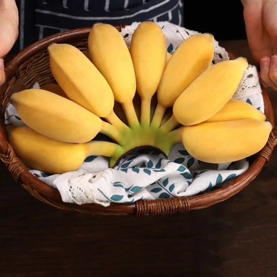 Guangxi Apple Banana Banana Fresh Fruit Whole Box 2.5kg Free Shipping Seasonal Small Bananas Drop Shipping