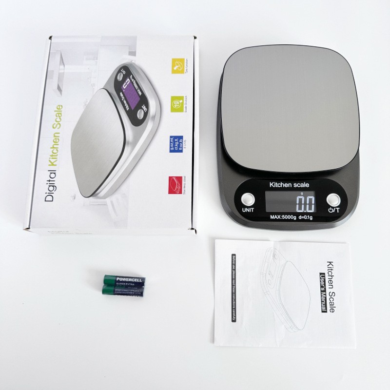 Source Manufacturer Ch305 Kitchen Scale Household Baking Scale Food Scale Stainless Steel Digital Scale High-Precision Gram Weight Scale