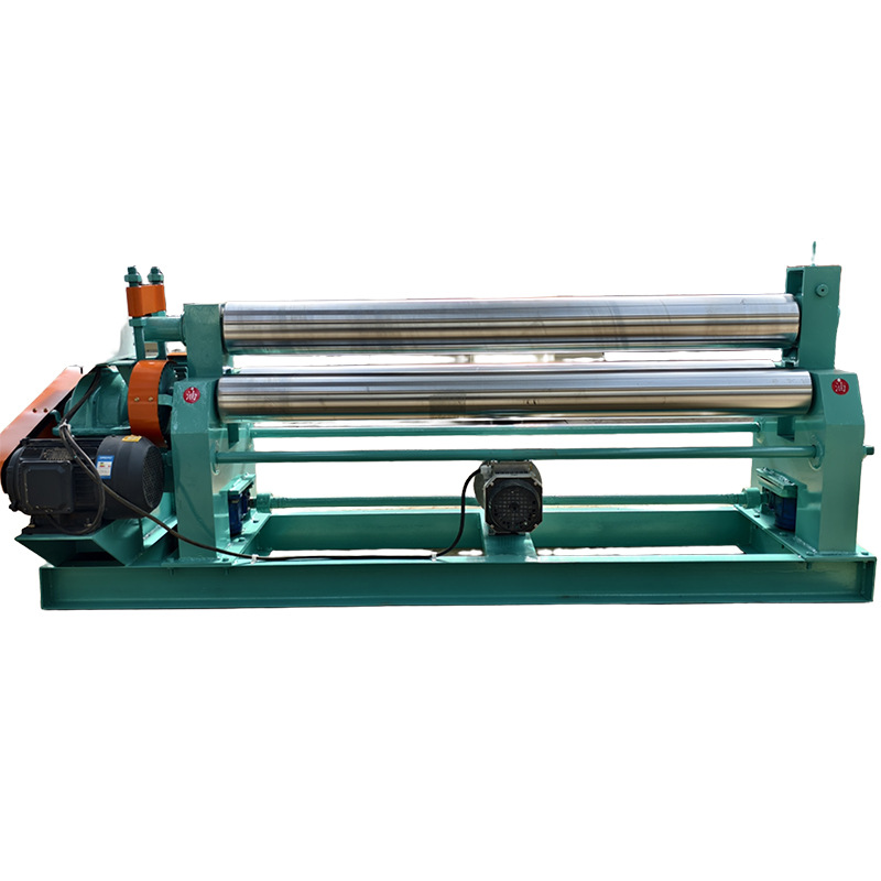Brand New 3×1600 Mechanical Automatic Sheet Rolling Machine High Precision Three Roller Metal Sheet Rolling Machinery