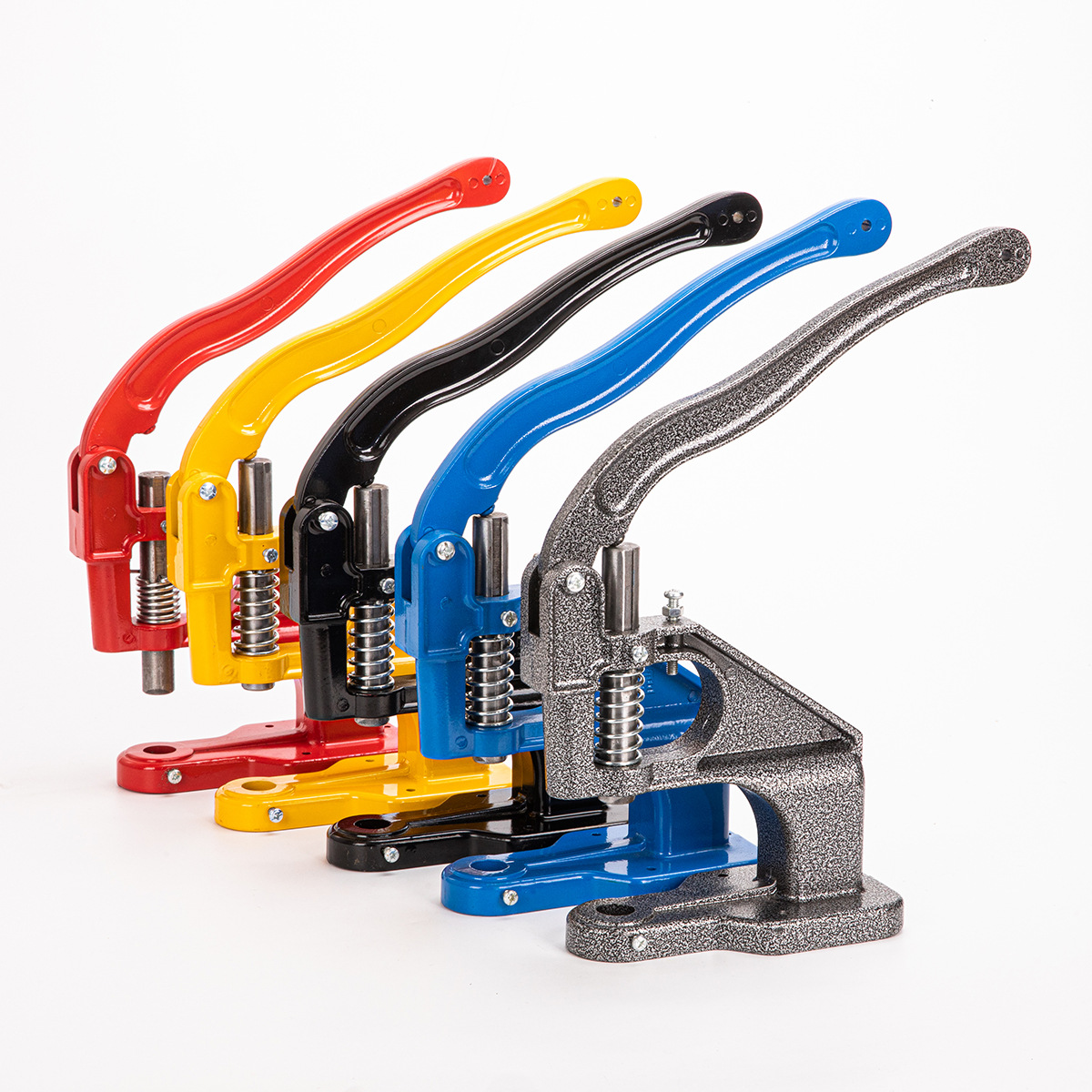 Перекрестная ручная машина для прессования обувных люверсов, ручная машина для заклепок, четырехвальная заклепочная машина