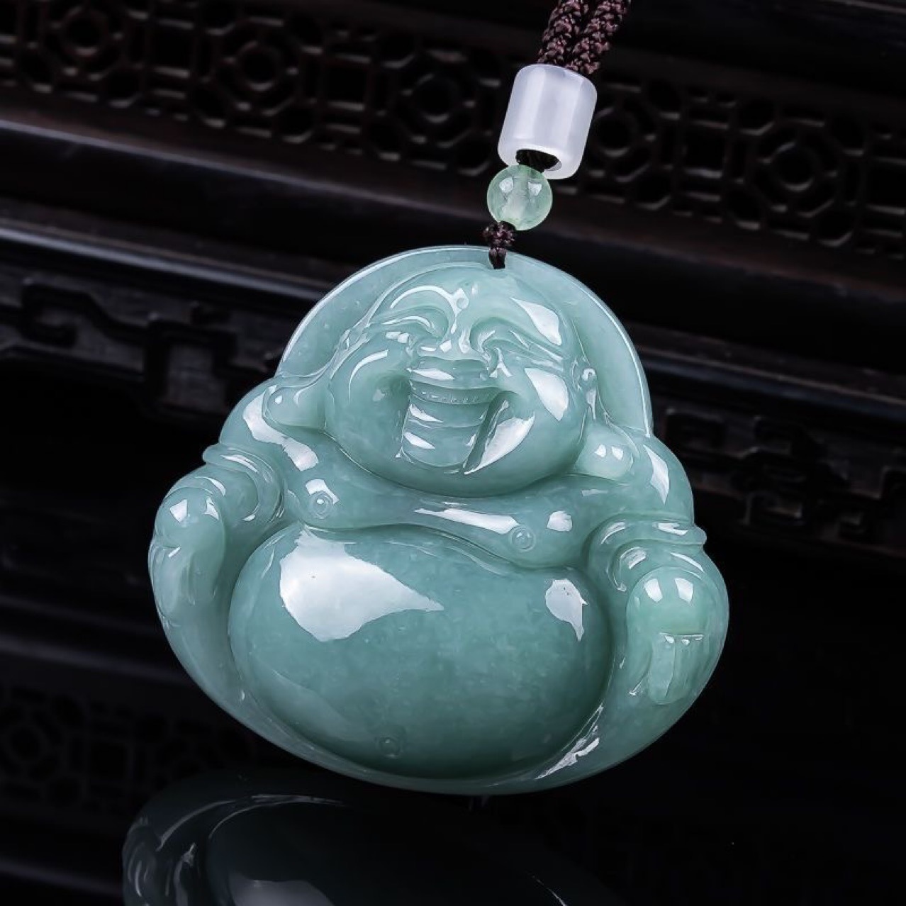 Natural Jade Buddha Pendant Jade Buddha Statue Maitreya Buddha Laughing Buddha Jewelry Jade Wholesale