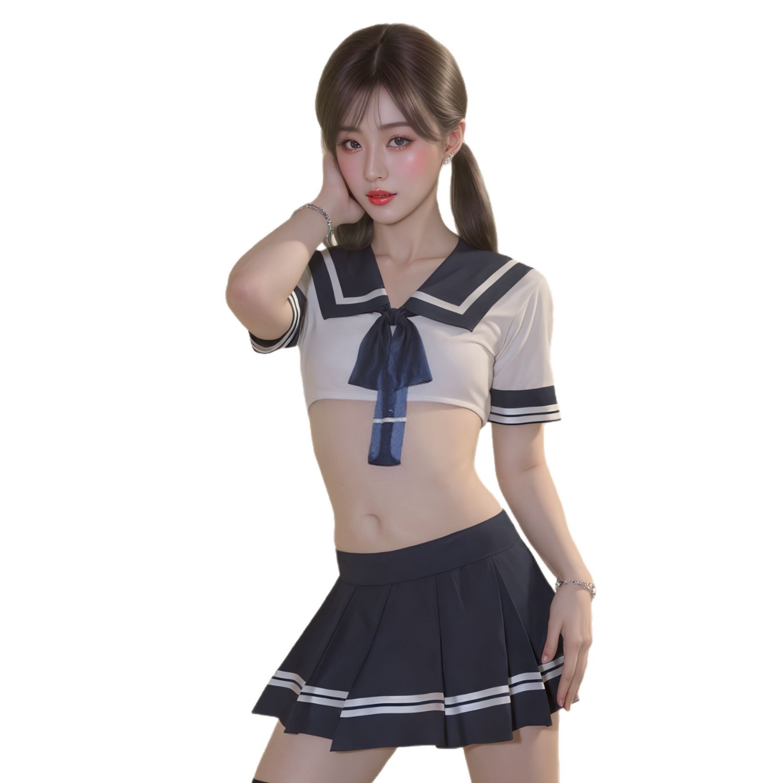 Private Moon Sexy Intimates Pure Desire Nightclub Sailor Uniform Temptation Japanese and Korean Students Jk Miniskirt Sweet and Cute Suit
