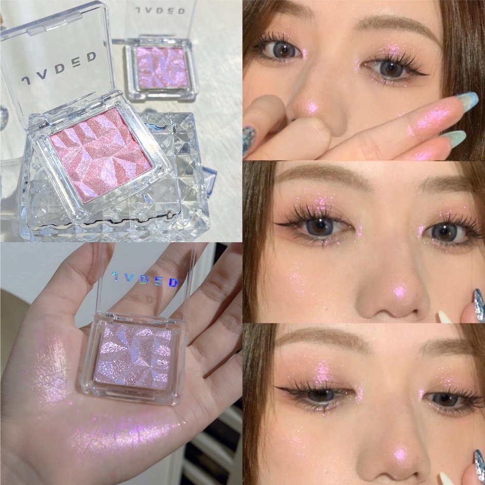 Jaded Impression Highlight Cowherd Monochrome Diamond Explosive Fine Flash Pearlescent Three-Dimensional Natural Contouring Polarized Eyeshadow Palette