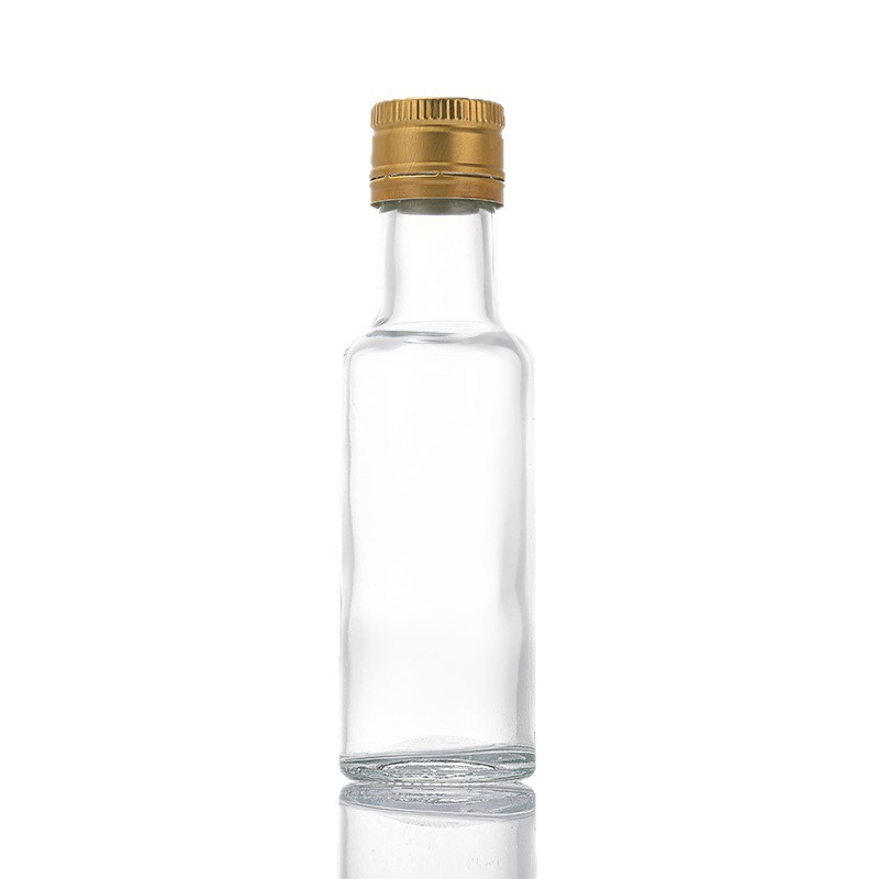 Square Transparent Olive Oil Bottle, Round Sealed Camellia Oil Bottle, Kitchen Walnut Oil Glass Bottle, Sesame Oil Bottle, Sesame Oil Bottle