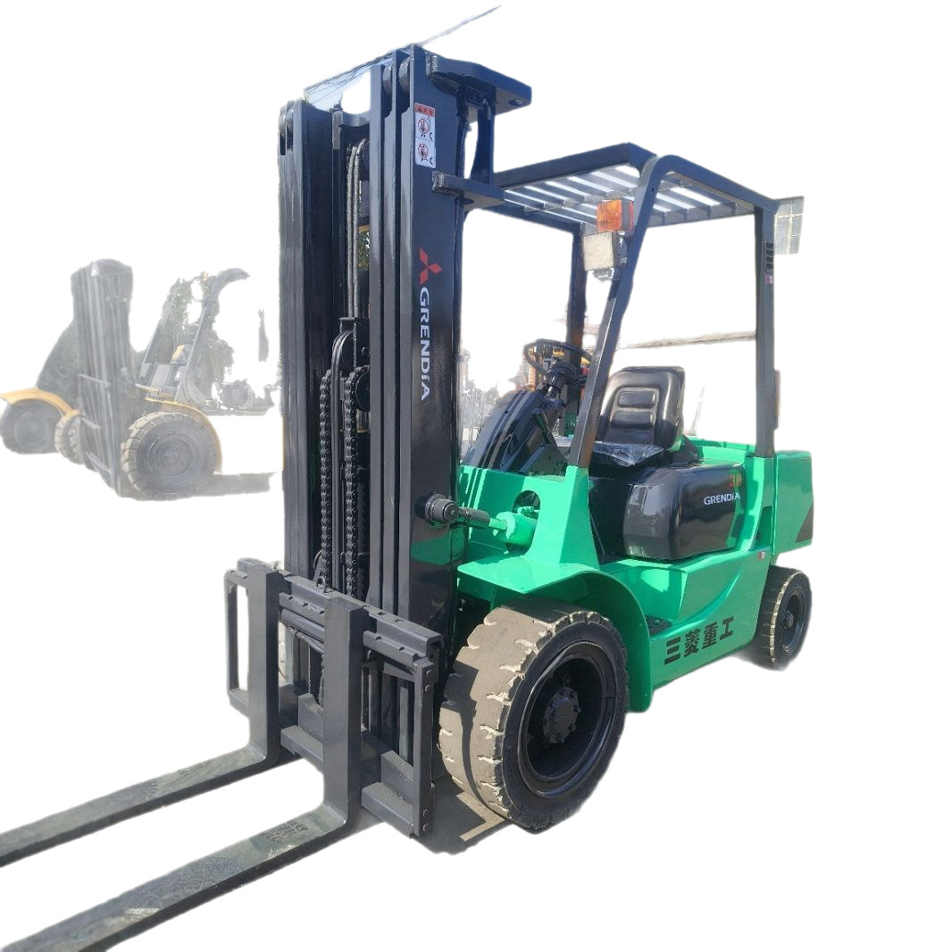 Selling Japanese Mitsubishi 3-Ton Forklift with 3-Section Mast Lift 4.5m Mitsubishiforklift Fd30Nt