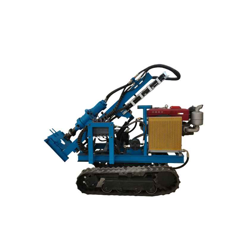 Crawler Diesel Water Well Drilling Rig Self-Propelled Diesel Well Drilling Equipment Hydraulic Rock Drilling Rig Diesel Well Drilling Rig