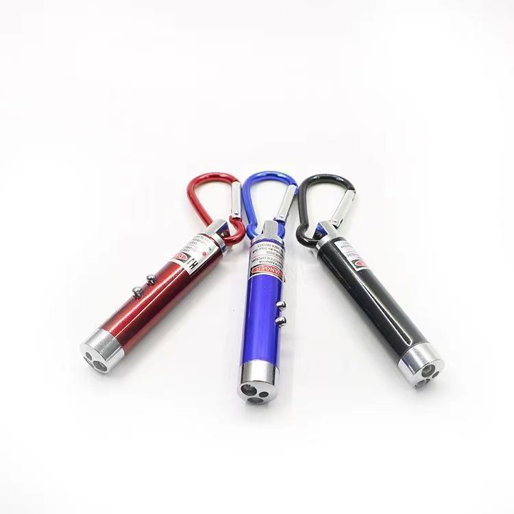 Multi-function laser light outdoor three-in-one mini money detector lamp LED lighting portable anti-counterfeiting detection UV lamp