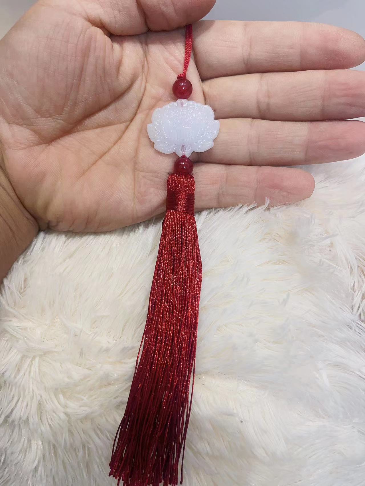 Lotus tassel pendant accessories tassel ancient style lotus tassel Chinese knot pendant lantern tassel pendant