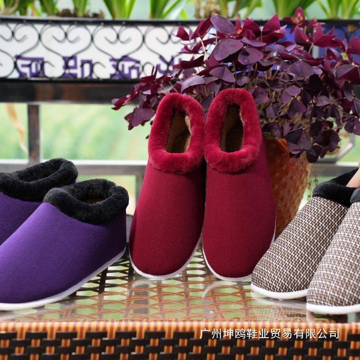 Handmade Semi-Finished Cotton Shoes, Upper for Men and Women, Warm Shoes for All Seasons, Middle-Aged and Elderly Fleece-Lined Shoes for the Elderly, Home and Others