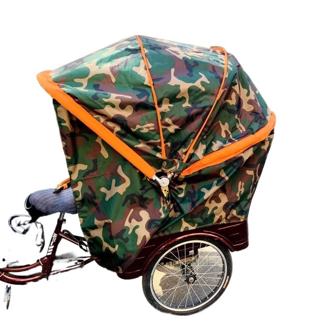 Human-Powered Tricycle Canopy, Elderly Scooter Canopy, Pedal Tricycle Canopy, Outdoor Rainproof Canopy, Folding Canopy