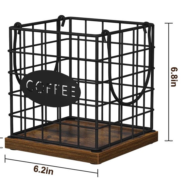 Customized Cross-Border Coffee Capsule Storage Basket Fruit Basket Snack Candy Storage Box Desktop Coffee Capsule Storage Rack