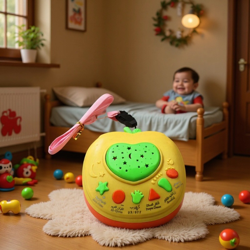 Cross-Border Southeast Asia and Middle East Baby Sound and Light Soothing Music Toy Early Education Luminous Starry Sky Projection Intelligent Learning Machine