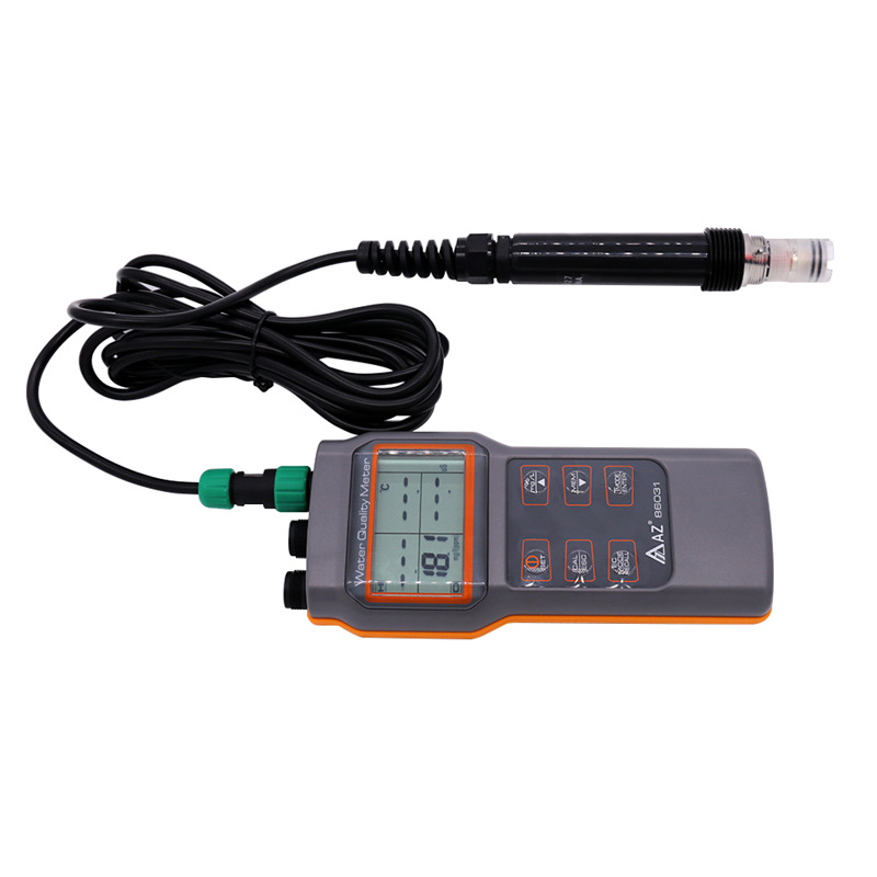 AZ86031 portable PH acidity meter dissolved oxygen conductivity salinity test Taiwan Hengxin brand dissolved oxygen meter