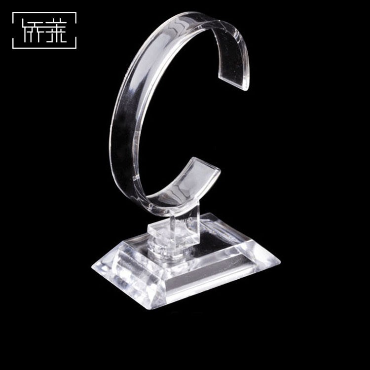 Watch Display Stand Transparent Acrylic Stand Bracelet Display Stand C Ring Stand Bracelet Bracelet Jewelry Stand Wholesale
