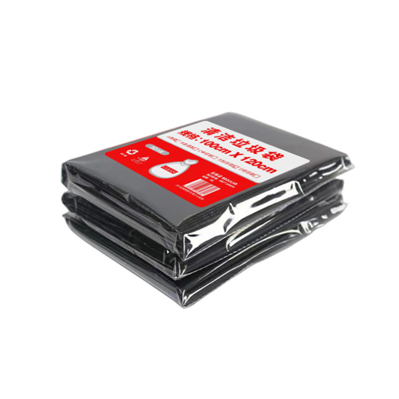 Black large cleaning bag spot wholesale invoicable property sanitation hotel thickened flat garbage bag
