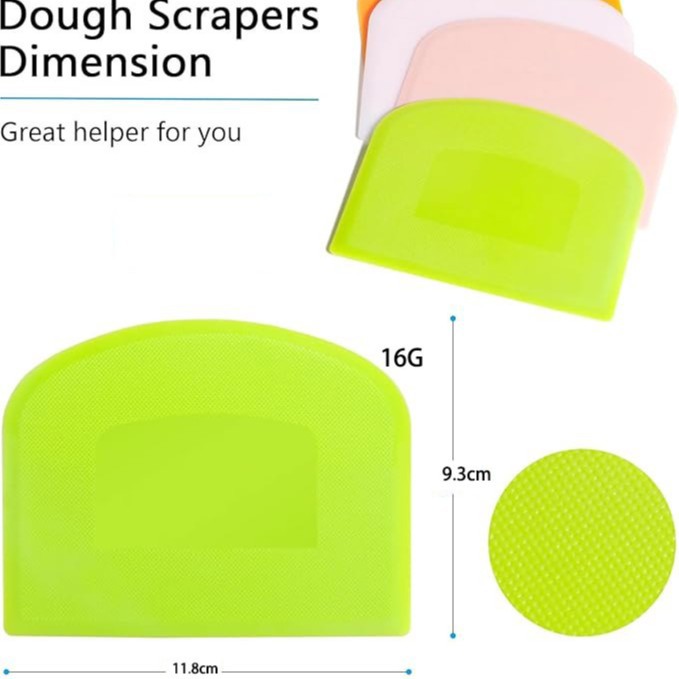 多功能刮板厨房切面团刮刀食品级PE软刮烘焙蛋糕奶油刮刀肠粉刮板
