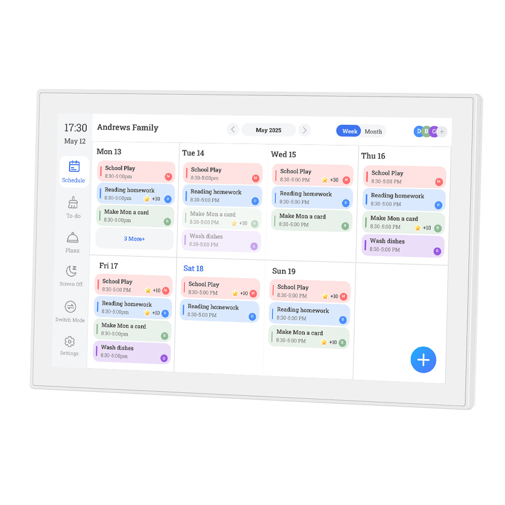 New 10.1inch Smart Calendar Cloud Photo Frame Schedule Management Multifunctional Electronic Photo Album Fotocube