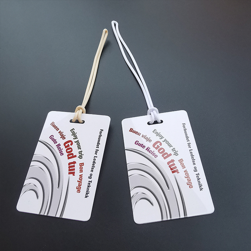 Amazon's Popular Wear-Resistant Plastic Luggage Tag Pvc Luggage Card Holder Can Be Inserted with Business Cards Luggage Tag
