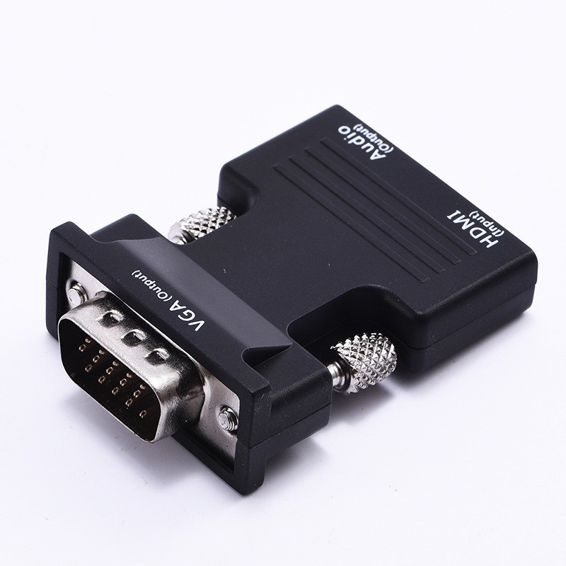 Кросс-браузерный HDMI female в VGA male конвертер с аудио компьютерный проектор HDMI в VGA адаптер