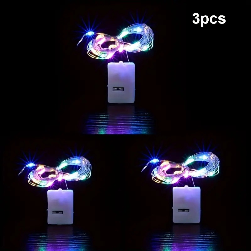 Small String Lights Led Copper Wire Lights Mini Small Colored Lights Flower Bouquet Light String Holiday Decoration Atmosphere Lights Christmas Light String