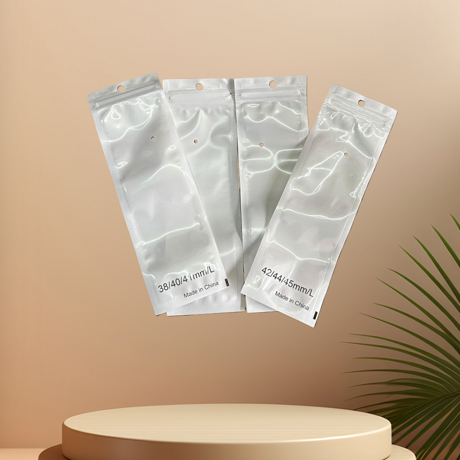 Силиконовые часы Apple с упаковкой, размеры длинные и короткие, белая перламутровая пленка, пакет с самозаклеиванием, заводское наличие