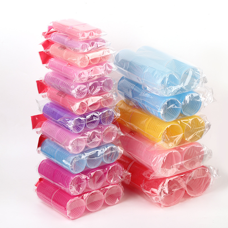 Многоцветный кросс-бордерный инструмент для завивки волос самоклеящийся ленивый артефакт объемные бигуди