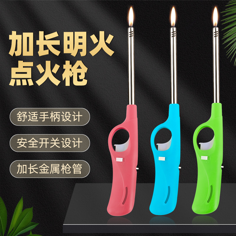 Заводская распродажа, удлиненная зажигалка, электронный паяльник для кухонной газовой плиты