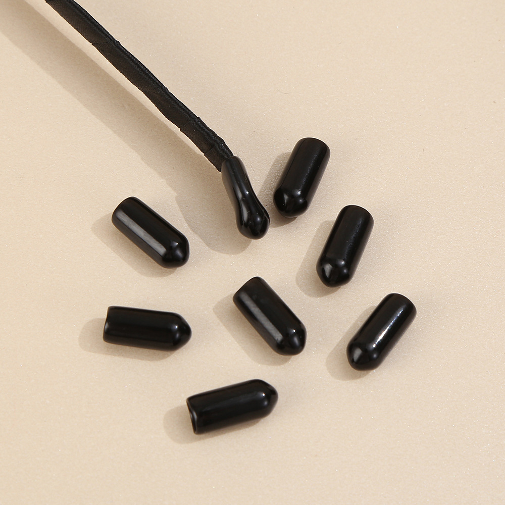 Black soft rubber headband cover DIY headband headdress material wholesale headband semi-finished protective cover accessories