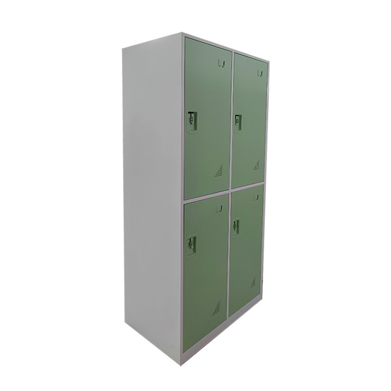 Staff four-door locker school dormitory double-layer locker office study change wardrobe factory customization