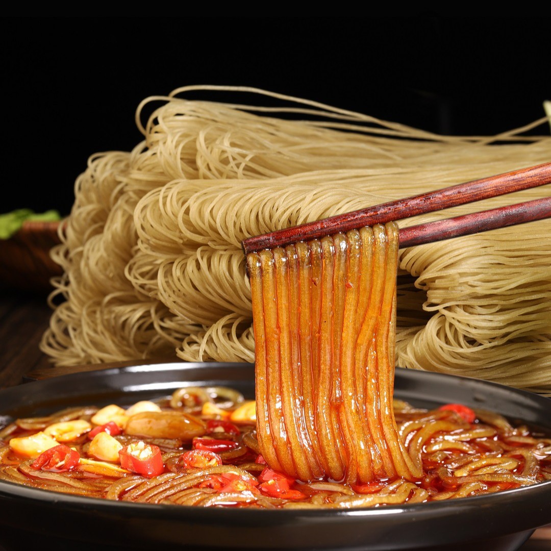 Sweet Potato Vermicelli Noodles, Handmade Spicy and Sour Noodles 500g, Sichuan Specialty, Special Dry Vermicelli for Spicy Hot Pot and Spicy and Sour Noodles
