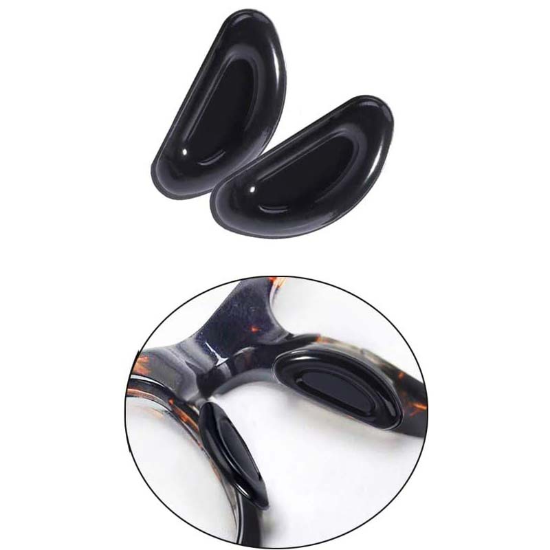 Water Drop D-Shaped Butterfly Airbag Glasses Nose Pad Silicone Soft Nose Patch Increased Breathable Anti-indentation Nose Patch