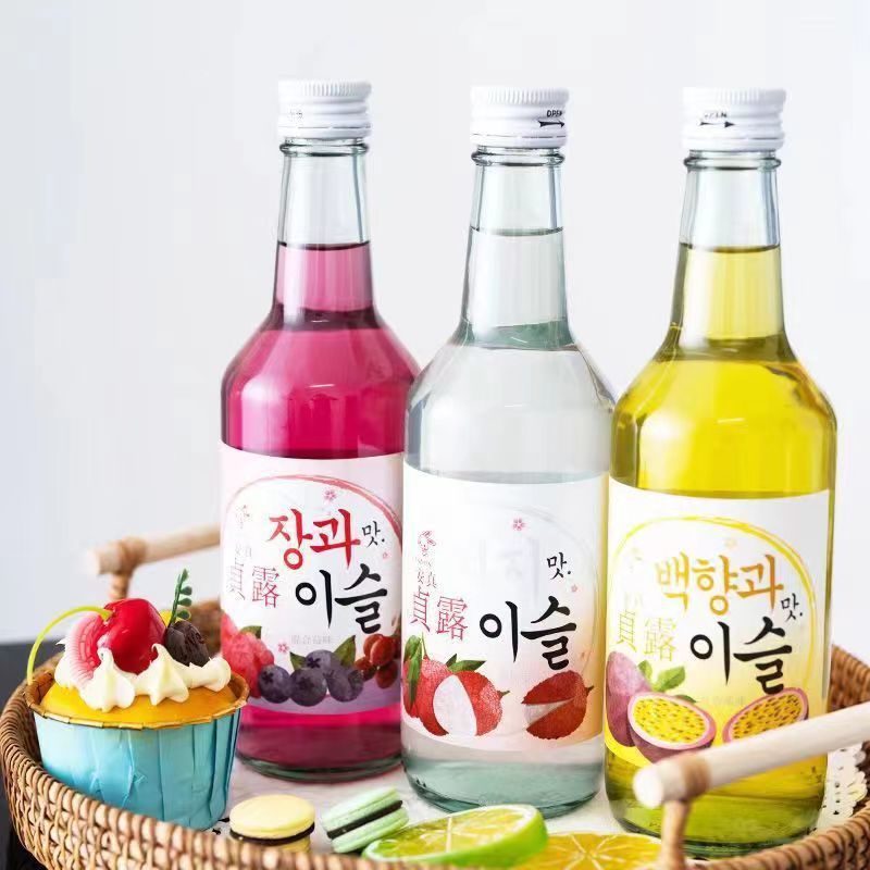 Korean-Style Liquor, Soju, Sake, Yogurt, Berry, Passion Fruit, Little Girls Like to Drink Sweet Wine, Fruity Fragrance, Party